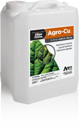 Biostimulant Agro-Cu OP – Liquid Nutrient with micronutrients