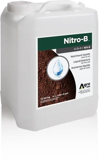 Biostimulant Nitro-B – Nutriment liquide avec oligoéléments