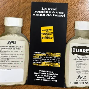 Publicité francophone pour le Tubrex en 1995