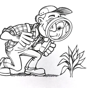 Mascotte pour l'agroguide 2000