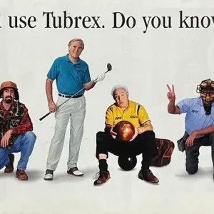 Publicité anglophone de Tubrex parue en 2004