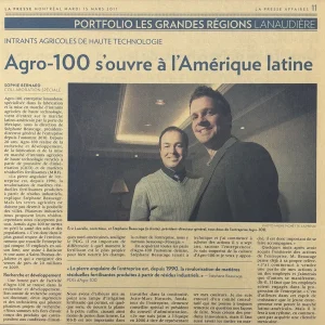 Éric Lacelle et Stéphane Beaucage, La Presse 2011